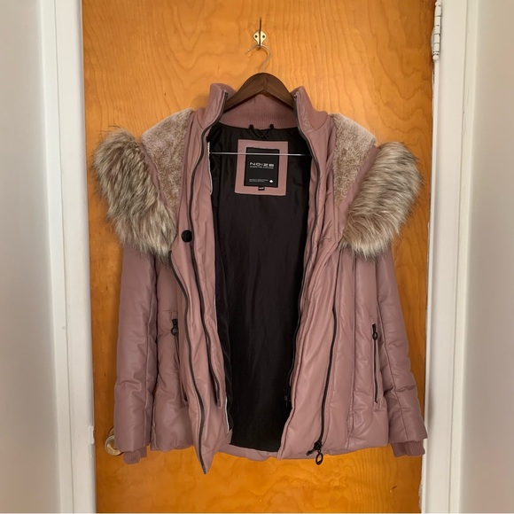 Noize | Gisele-X | Faux fur Hooded Parka Coat | Pink | Excellent condition - Picture 5 of 9
